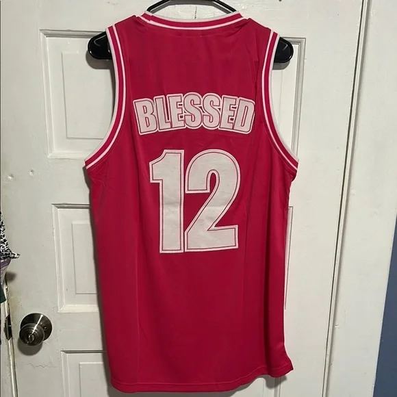 Pink Fitwear Basketball Jersey - Picture 7 of 7